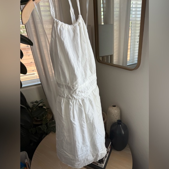 Wild Fable|NWT White Halter Dress in 100% cotton,open back•••Size XXL,Plus size - Picture 4 of 16